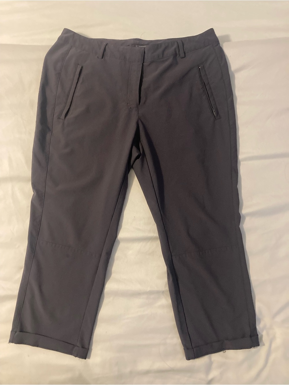 Slazenger Women’s Dark Gray cropped Stretch Chinos